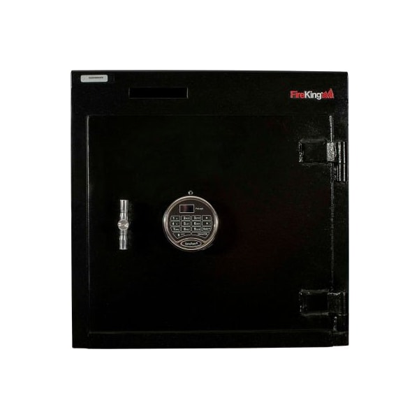 Fire King Security Products Cennox Deposit Slot Safe B2020S-FK1 20-1/2"W x 20"D x 20-1/2"H Electronic Lock 3.68 Cu. Ft. Black B2020S-FK1 - main
